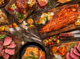 Buitenkeuken met kamado bbq