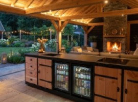 buitenkeuken onder overkapping