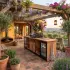 Buitenkeuken Los Angeles | 70 Liter Koelkast | Grandhall G4 | Zwart omlijst | Douglas Hout