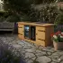 Buitenkeuken New Hampshire | 70 Liter Koelkast | Wijnkoelkast | Douglas Hout