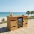 Buitenkeuken Illinois | 70 Liter Koelkast | Douglas Hout