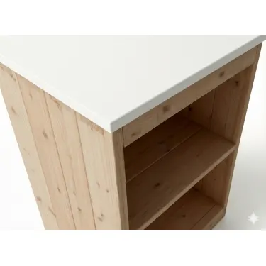 Snowy White (253 x 82 x 1,2 cm)