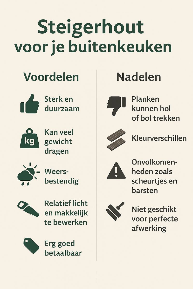 Steigerhout voordelen en nadelen